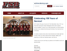 Tablet Screenshot of fsbspearman.com